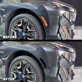2021-2024 Bmw iX xDrive50 M60 Front Bumper Reflector Pre-Cut Overlay SMOKE BLACKOUT